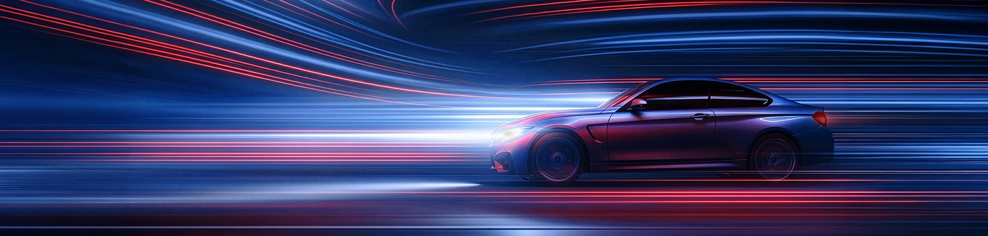 Abstract visualisation of a vehicle