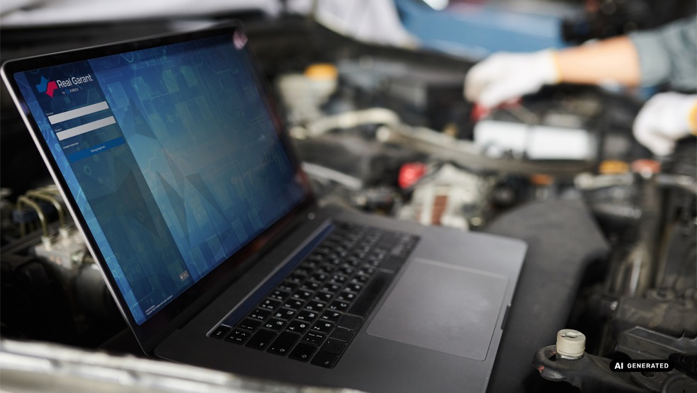 Laptop to report a claim