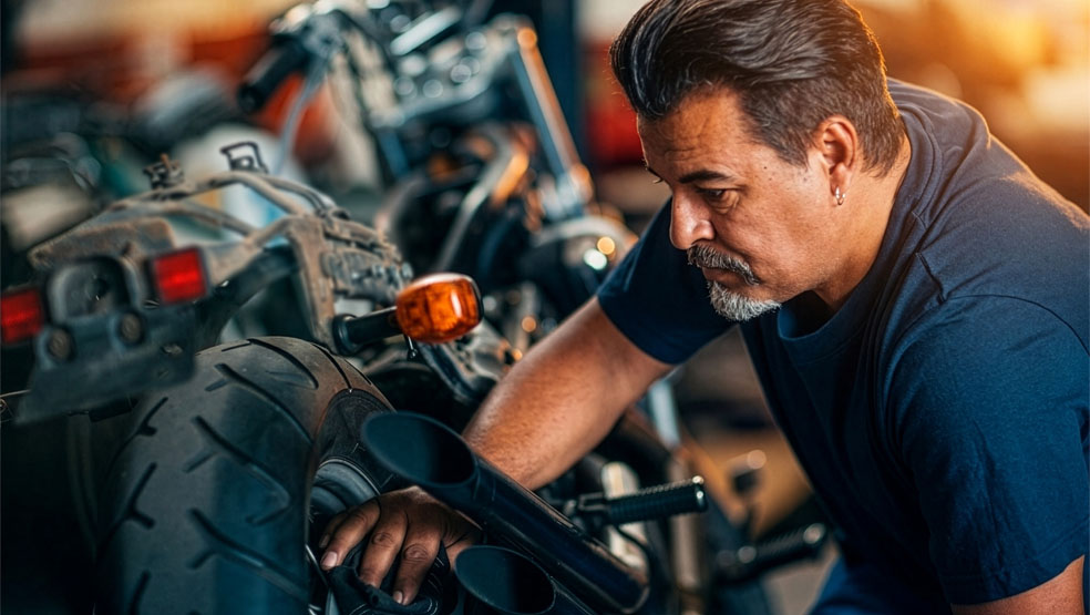 Motorbike mechanic